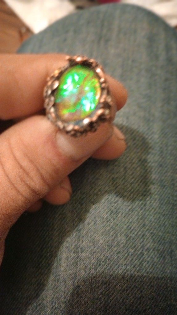 Black Opal Ring 