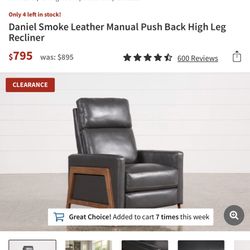 Leather Recliner Chair 