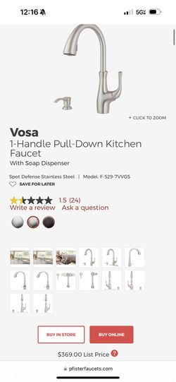 Pfister Faucet 