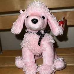 Ty Beanie Babies Brigitte The Pink Poodle