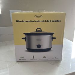 New With Tags Still In The Box Bella 5 Qt Slow Cooker Never Used 