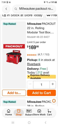Brand New Milwaukee Packout Rolling Cart $150 Pickup In Oakdale