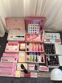Huge Beetles Nail Bundle 💅 Full Kit w/ Lamp, Tips, Gel Colors, Tools & More – Super Value!