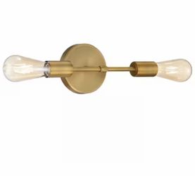 Iconic 5 in. Antique Brushed Brass Sconce
