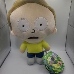 Rick and Morty Toy Factory Adult Swim plush Stuffed Doll 10" Morty Doll