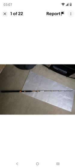 Heavy-Duty Trolling Saltwater Fishing Rod 5.9ft/180cm 50-120lbs Double Pulley S