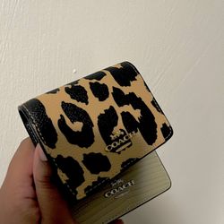 Green Snake Skin Mini Wallet Bag (Coach) 