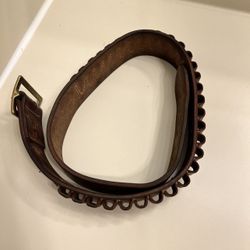 Leather cartridge belt caliber 357 magnum in good condition
