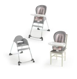 Ingenuity Trio 3 In 1 Convertible High Chair ( Flora The Unicorn)