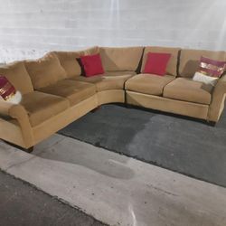 Comfortable Sectional,  3 Pieces 