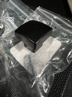Lot of 12 Liberty Simply Geometric 1-1/8" Flat Black Cabinet Knobs