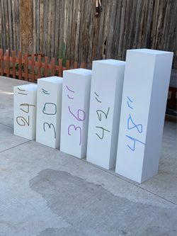 pedestals