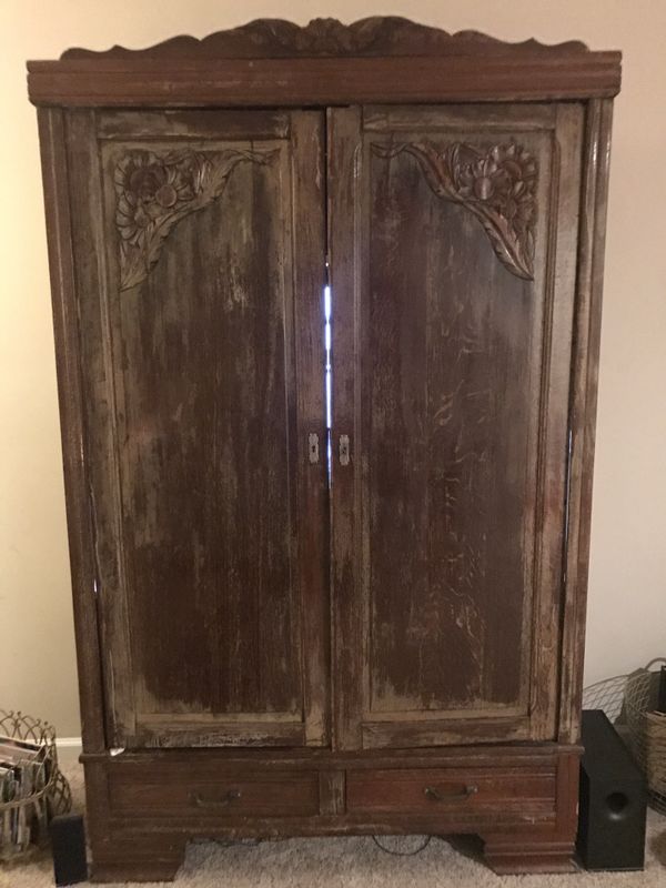 Antique Knockdown Armoire Wardrobe For Sale In Nashville Tn Offerup