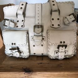 Mulberry Purse White Satchel Real Leather 