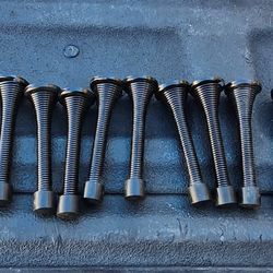 Set of 14 Black Flexible Spring Door Stops New Unused