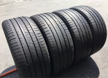 4 USED 275/50/20 TIRES 275/50R20 Pirelli SCORPION VERDA A/S 275/50/20