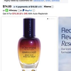 L’Occitane Age-Defying Immortelle Oil-in-Serum