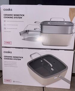 COOKS CERAMIC NONSTICK COOKING SYSTEM