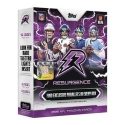 2025 TOPPS RESURGENCE FOOTBALL MEGA BOX (48 Cards) NFL Brand New Sealed