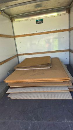 Pegboard Sheets – 30 Total – Must Go ASAP!