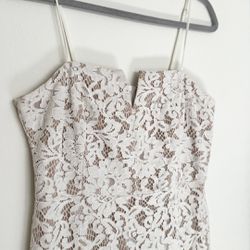 Lulus White Lace Dress 