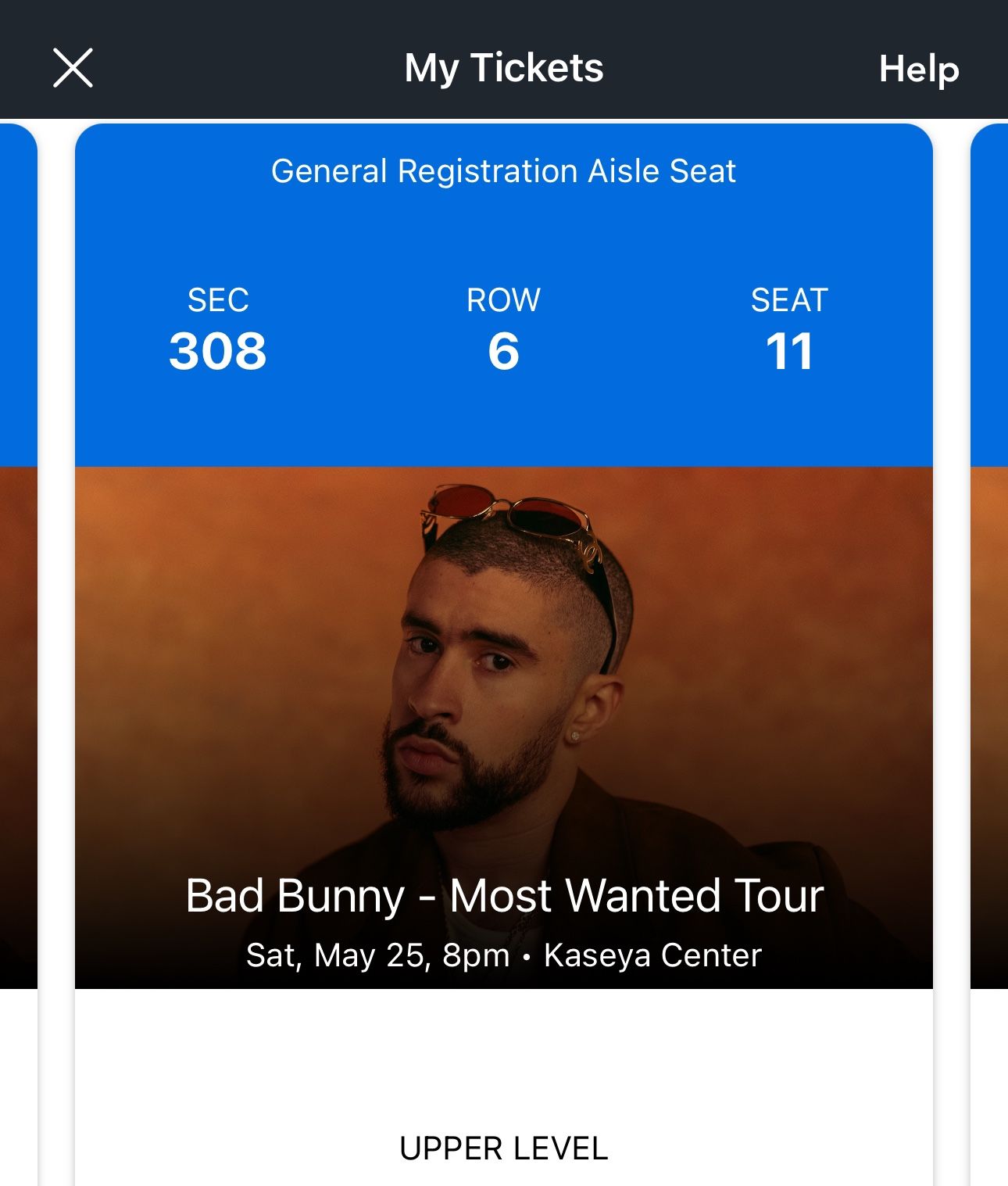 BAD BUNNY May 25th Saturday MIAMI MOST WANTED TOUR