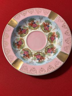 German Vintage Porcelain Ashtray