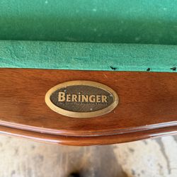 Beringer Pool Table 