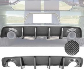 20-23 Dodge Charger Widebody Rear Diffuser Carbon Fiber Print