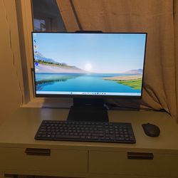 Lenovo - IdeaCentre AIO AMD (24”) Desktop computer