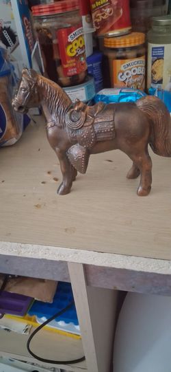 Brass horse