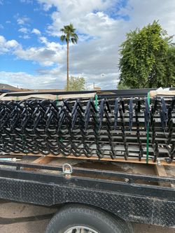 Iron fence  black