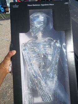 Ashland Halloween Disco Skeleton Decoration