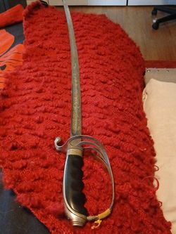 US Army officer M1902 Saber