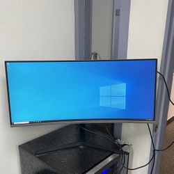 Samsung 34" Curved Monitor c34h890wgn   HDMI, DP, Type C ports