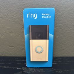 New Ring Camera Doorbell