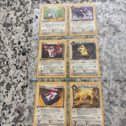 Pokemon Team Rocket 1st edition