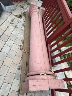 Large Outdoor Decorative Pillar For Backyard