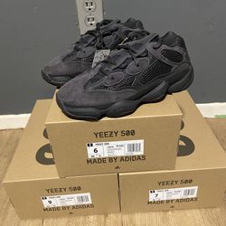 Adidas Yeezy 500 Utility Black Brand New