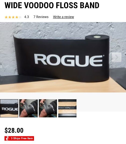 Rogue Fitness Voodoo Bands (3)