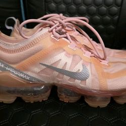 Nike Air Vapormax 2019 Pink Silver Women Running Shoes Sneaker CQ9703 600 Size 8