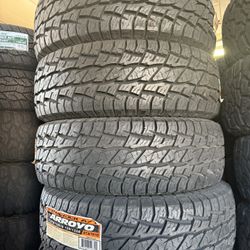 ‼️🚨vendo Set De Llantas Lt 275 70 18 Arroyo Tires Allterain 