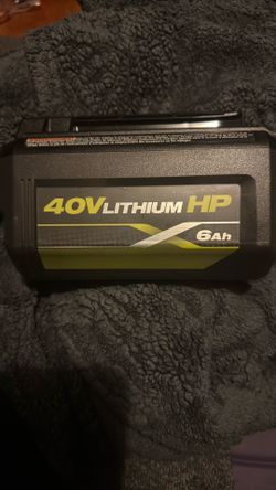 Ryobi 40 Volt Lithium HP 6AH Battery