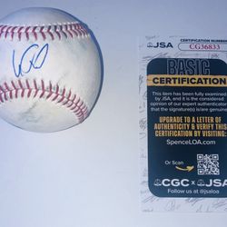 WILLIAM CONTRERAS MILWAUKEE BREWERS SIGNED AUTOGRAPHED GU MLB BASEBALL JSA COA!