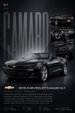 2015 Chevrolet Camaro 2LT convertible