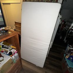 Twin Mattress & Wood Bed Frame