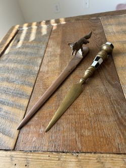 2 Vintage Letter Openers .