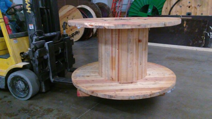 Two Large Cable Reels- free with loading charge