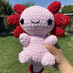 Crochet Pink Axolotl 