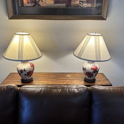 Matching Antique Lamps